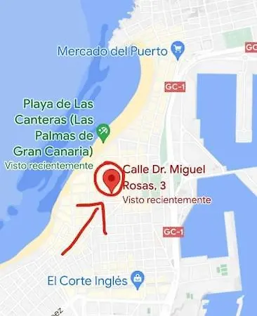 Casa Merche Ii Playa Canteras Apartment